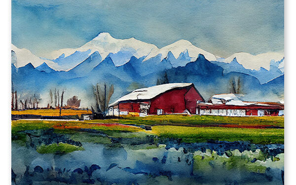The Farm by the Mountains